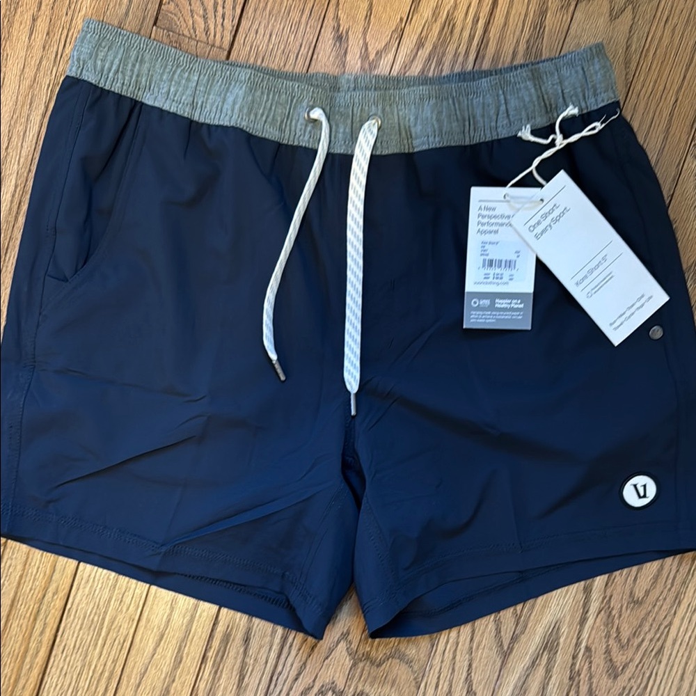 NWT Vuori Men's Navy Shorts M